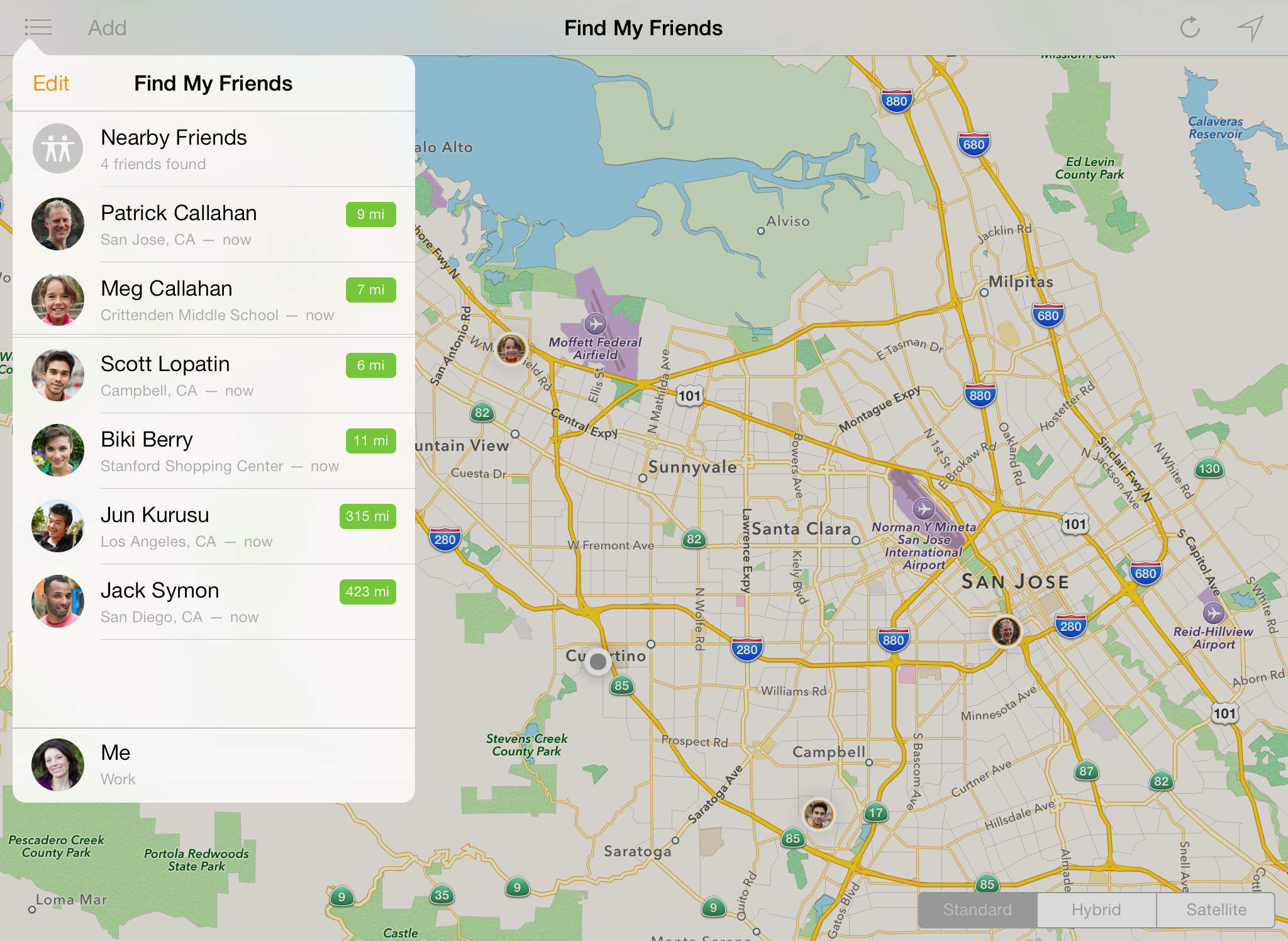 Melacak Lokasi Teman dengan fitur Find My Friend di iPhone Melacak Lokasi Teman dengan fitur Find My Friend di iPhone