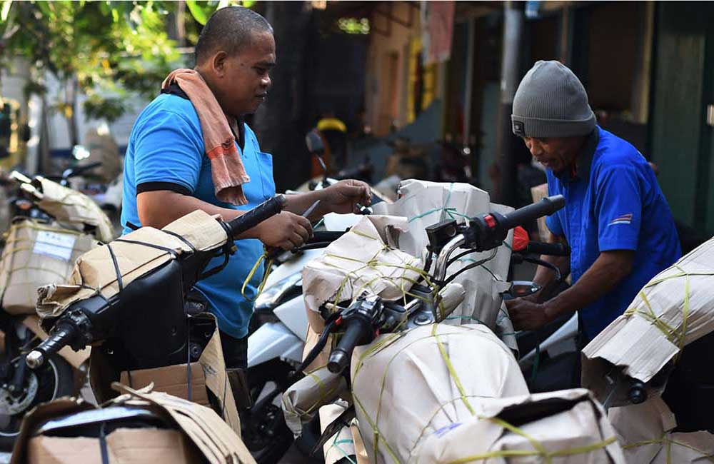 Angkutan Mudik Gratis Buat Motor, pendaftar membeludak