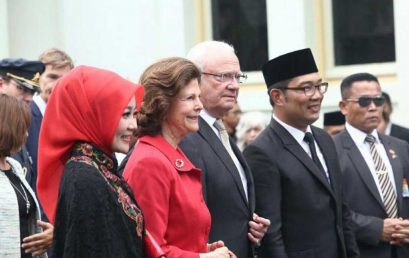 Raja Swedia Saat di Kota Bandung