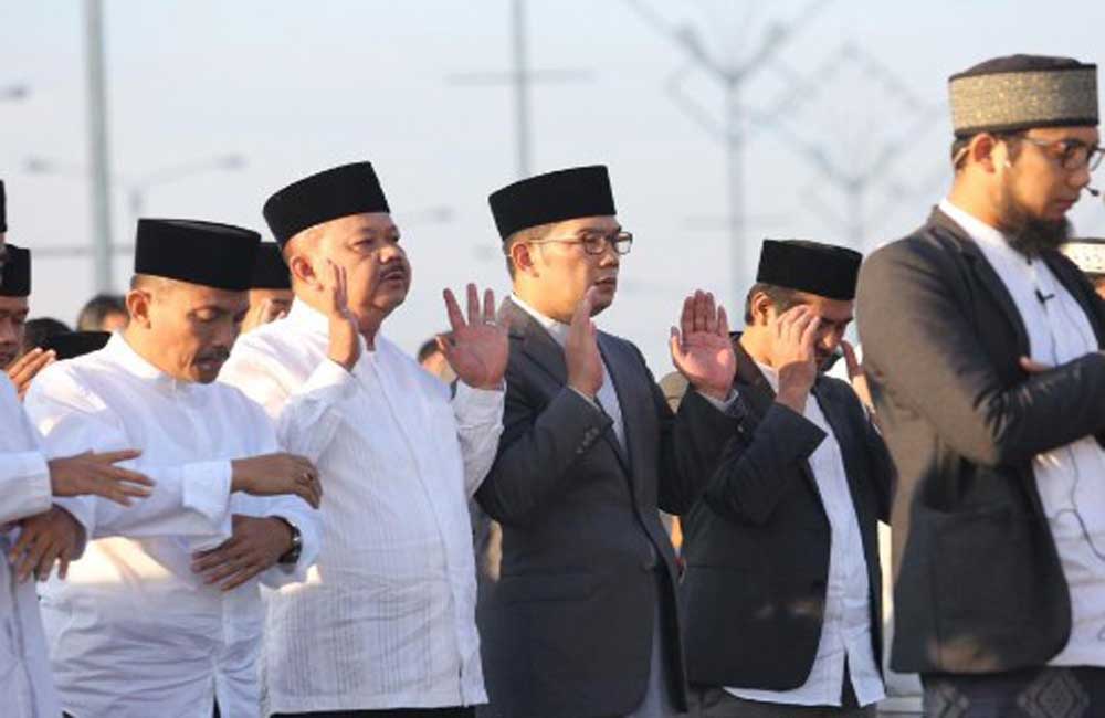 Ridwan Kamil Salat Idul Fitri di Tempat Berbeda Setiap Tahun