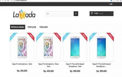 Banyak yang Tertipu Promosi di Situs Web Lazada Palsu