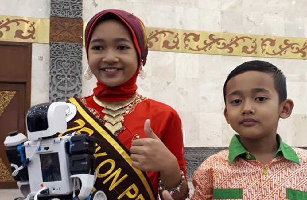 Kompetisi Robot Internasional Diraih Anak SD