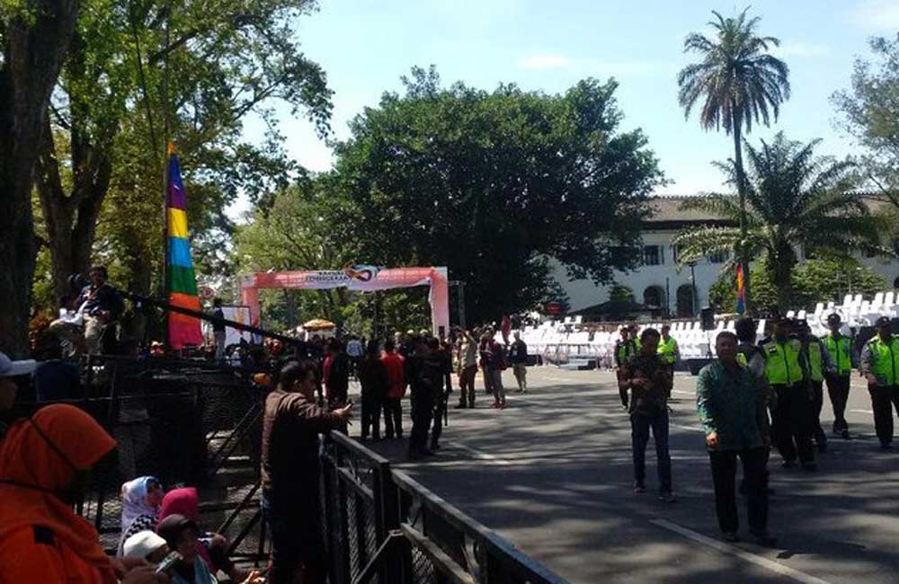 Karnaval Kemerdekaan di Bandung Mulai di datangi Warga