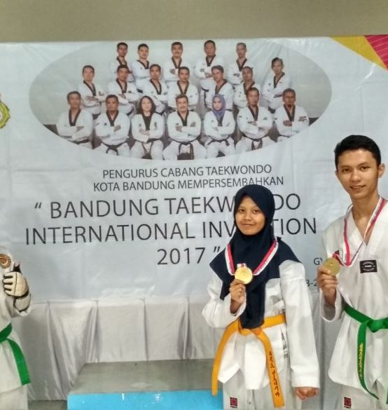 Taekwondo International Invitation 2017 Meraih tiga Emas bersama satu Perak