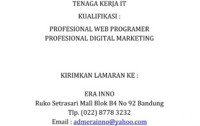 Lowongan Kerja Era Inno
