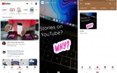 Kini Kita Bisa Update Stories di Youtube