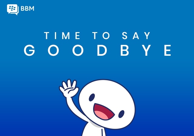 31 Mei 2019, Time to Say GOOD BYE to Blackberry Messenger