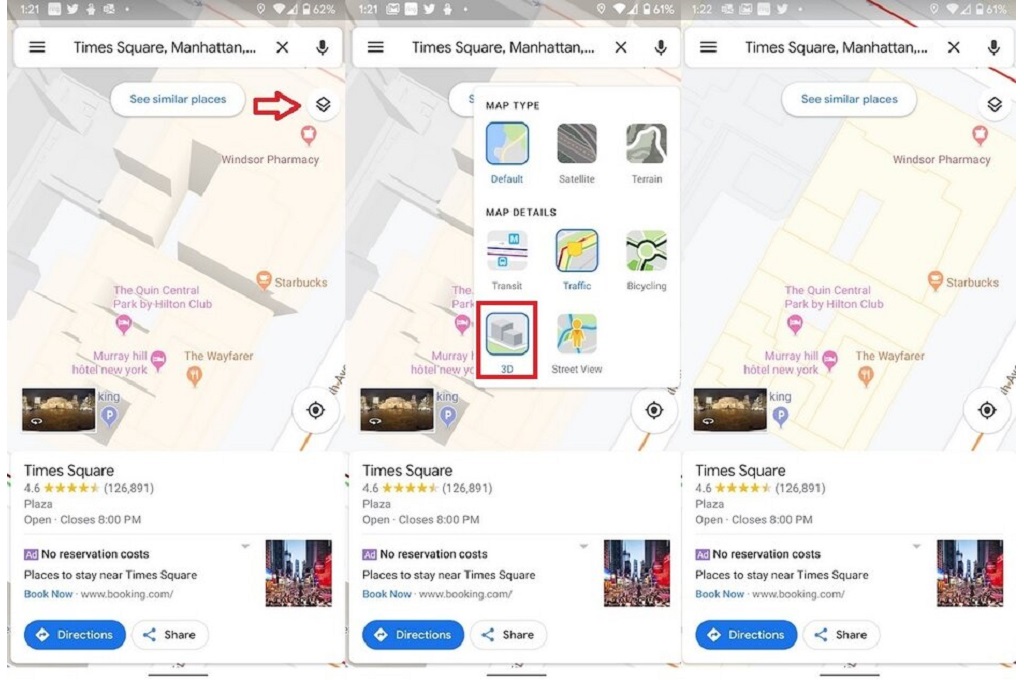 Google Maps Mulai Tampilkan Gedung Secara Datar