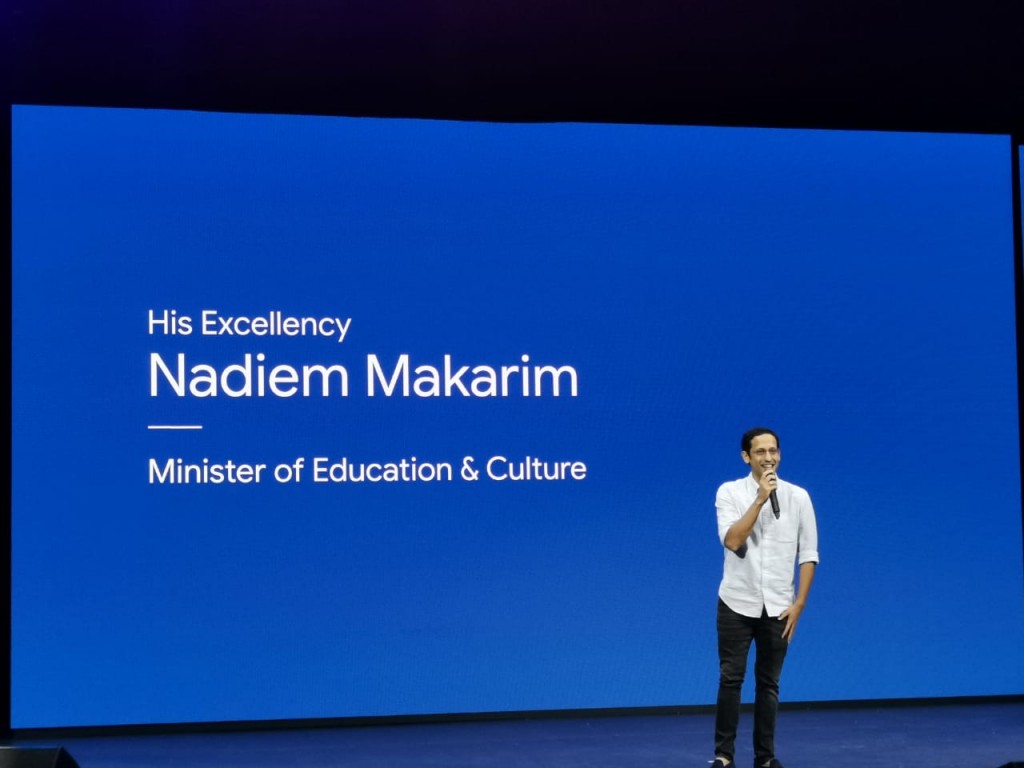 Pesan Mendikbud Nadiem Makarim untuk Google Indonesia