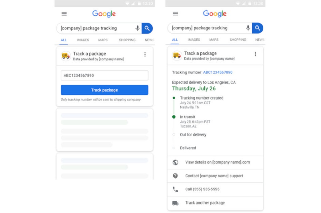 Google Search Nanti Bisa Cek Status Pengiriman Paket