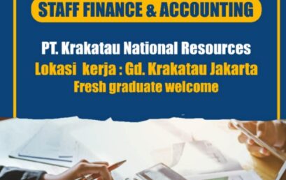Lowongan Kerja Staff Finance & Accounting di PT. Krakatau National Resources