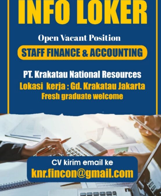 Lowongan Kerja Staff Finance & Accounting di PT. Krakatau National Resources