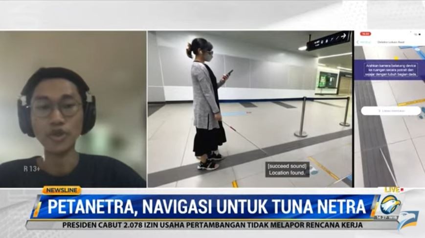 PetaNetra, Aplikasi Buatan Anak Bangsa bagi Penyandang Tunanetra