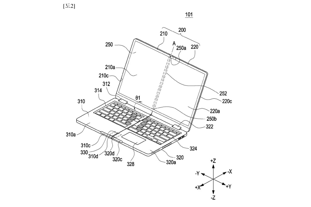 Samsung Patenkan Laptop Lipat Dua