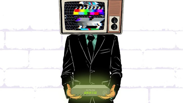 TV Analog Disuntik Mati, Apakah TV Digital Perlu Internet?