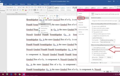 Cara Menghilangkan Garis Merah dan Hijau di Microsoft Word